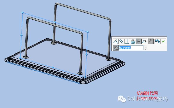 solidworks让两个面连接方法